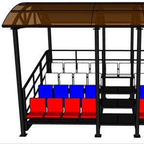 Трибуна средняя 34 места