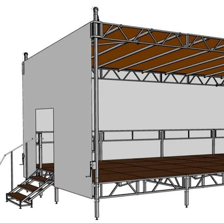 Сценический комплекс разборный 8,4*4,8