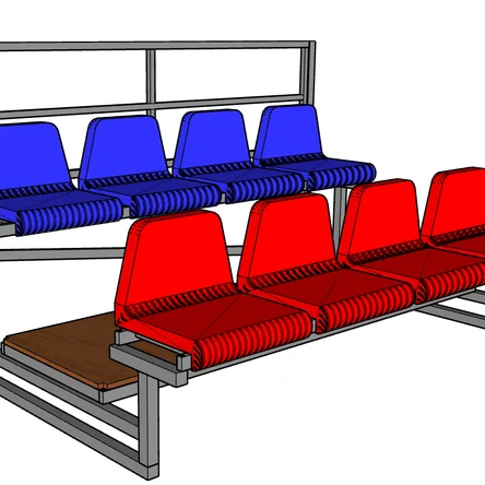 Трибуна стационарная 8 мест
