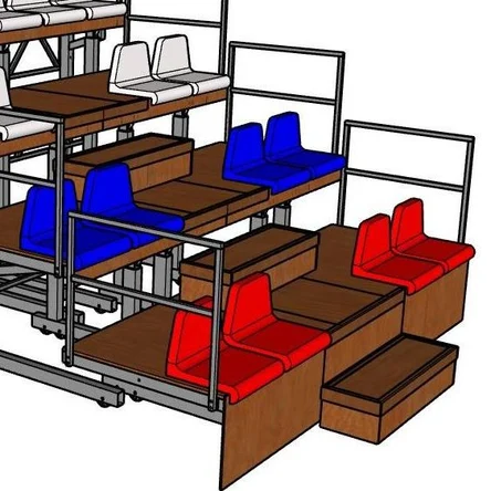 Трибуна телескопическая 18 мест